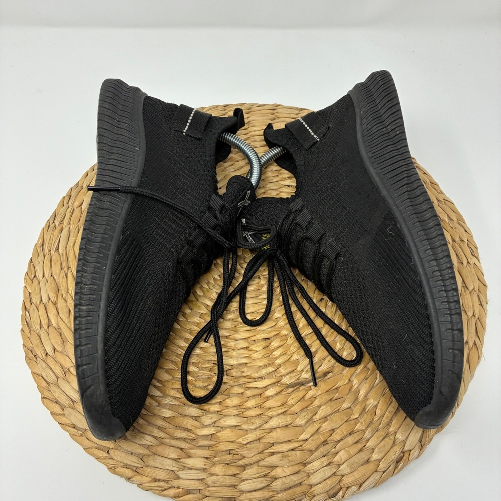 X PARIS Black Knit Sneakers Men's 7.5 Women's 9 EUR 40 Athletic Running Shoes - Picture 4 of 10